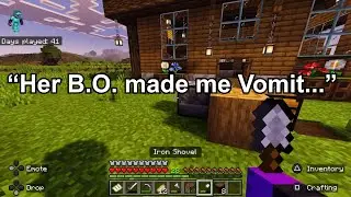 Reading unhinged Reddit stories while playing Minecraft