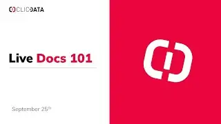Webinar - Automate Your Report Publication with Live Docs