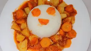 Rice and Potato Stew |HouseofTastie