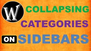 How to show collapsing categories list on wodpress blog sidebars? | Collapsing Categories List
