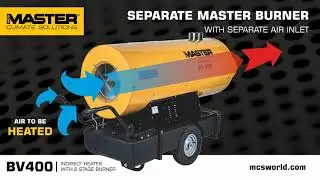 MASTER BV 400 - NEW INDIRECT OIL FIRED AIR HEATER
