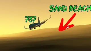 ME vs 737 extreme weather beach landing 