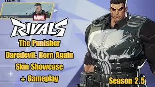 The Punisher | Daredevil Born Again MCU Skin Showcase | Marvel Rivals Gameplay | Season 2.5