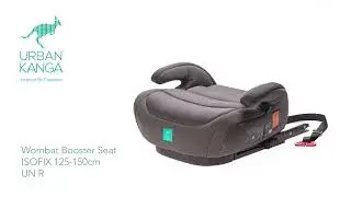 Urban Kanga Wombat Isofix Booster Seat 125-150 cm Installation Video