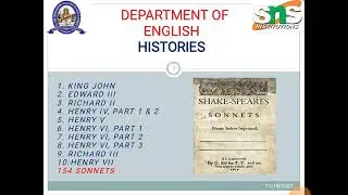 Shakespeare - a literary legend