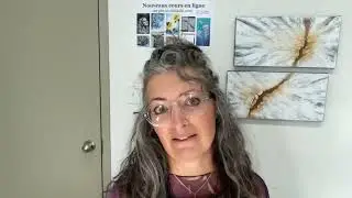 Projet Altération: Powertex sur toile par Josée Cloutier