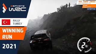 Sami-Joe Winning Run: Dat&ccedil;a Reverse / Rally Turkey / eSports WRC 2021