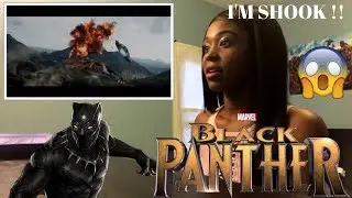 Black Panther Official Trailer REACTION!!
