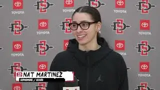 SDSU WOMEN'S HOOPS: STACIE TERRY-HUTSON & NAT MARTINEZ PREVIEW NEVADA