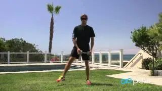 Side Lunge With Dumbbells - Functional Strength for Runners Workout by Matt Fitzgerald - Pear Sports