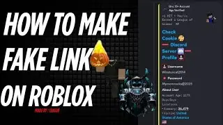 TUTORIAL HOW TO MAKE SCAM LINK ON ROBLOX🤑 WORKING 2025 (EDUCATIONAL PURPOSES)