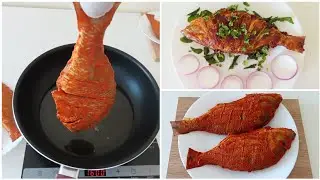 Kerala Style Spicy Fish Fry |Whole Sheri Fish Fry| Hotel Style Crispy Masala Fish Fry