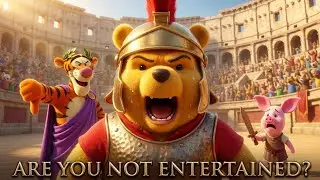 Gladiator Pooh vs Emperor Tigger! 🍯 The Honey Throne Showdown | Funny Winnie the Pooh Animation