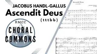 Ascendit Deus | JACOBUS HANDL-GALLUS | TTTBB | Rocky Mountain Chamber Choir | Choral Commons