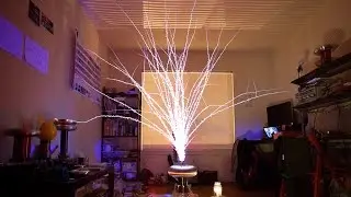 QCW Tesla Coil v1.5 in action