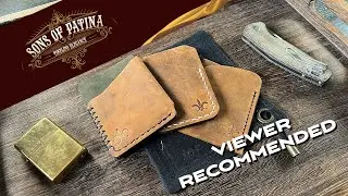 I bought 3 wallets from this company because YOU recommended them! (Sons of Patina)