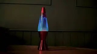 Blue Molten Lamp By RED5