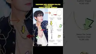 Taehyung was wearing$116,950 ( 98lakhs)WORTH Cartier JEWELRY #taehyung #btsnews bts at w Korea party