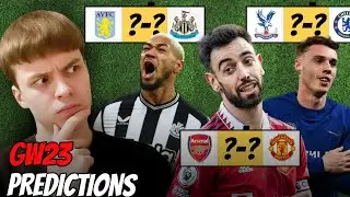 Premier League Predictions Gameweek 23!