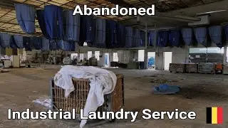 URBEX: Big abandoned industrial laundry company in Belgium with living area