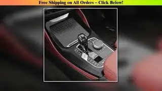 Car Interior Sticker For BMW X3 G01 2018-2025 Lifting Window Panel Decal Gear Box Dashboard
