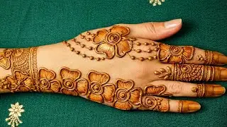 Simple mehandi design back hand mehndi design New mehandi design Tending mehandi design easy mehandi