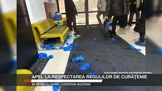 Apel la respectarea regulilor de curățenie, în Spitalul Clinic Județean Suceava