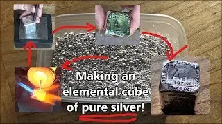 Brody's Solid Silver Element Cube!