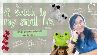 🌱 Studio vlog #9 | A busy week #vlog #amigurumi #pikipiki