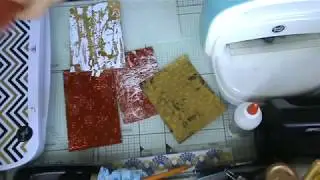 test foil+colle en bombe+plioir de gaufrage+ machine action