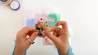 Slime playtime !Fun,artistic, mixing slime with beads,figurines beautiful,satisfying slime!!