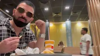 Veg Burger With Cola and Fries // Mini Vlog // McDonald // Dubai Life //