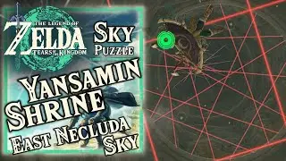 Zelda Tears of the Kingdom - Yansamin Shrine, Proving Grounds Low Gravity Puzzle - East Necluda Sky