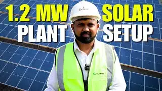 1 Megawatt Solar Power Plant | Best Practices  and Engineering | Ground Mount | Structure | Rooftop