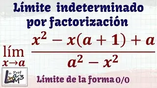 Límite cuando x tiende a a | La Prof Lina M3