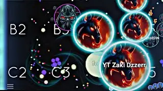 Blob.io | crazy mode wins compilation #6 solo&teaming...🥀[Kasori]