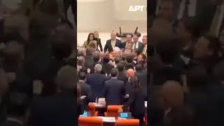Turkey: AK Party and CHP Deputies Involved in Fistfight After Heated Parliamentary Session | APT