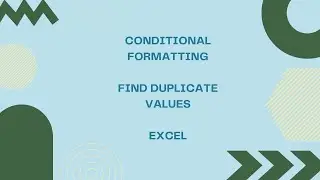 Find Duplicates in Excel