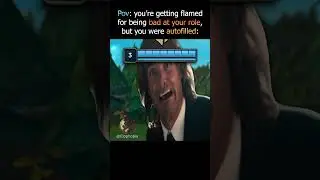 Getting Flamed While Autofilled #leagueoflegendsmemes #gaming #leagueoflegends