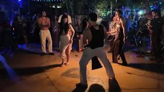 Vibrational drumming event in Tulum Quintana Roo. Such a healing experience party 