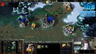 Warcraft III #346 - Parisienne Human vs Orc (Melting Valley)
