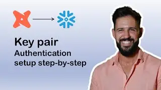 DBT Cloud to Snowflake: пошаговая настройка аутентификации с помощью пары ключей (подключение без...