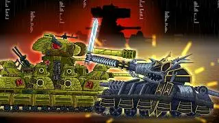 BATTLE FOR KARL-44'S REBIRTH! Duel of Iron Samurai - Cartoons about tanks