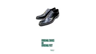 [CUSTOM MADE]CAP TOE USING BLACK KIP LEATHER/I APPRECIATE FOR MR. S'S ORDER!!! #shoes #fashion #靴