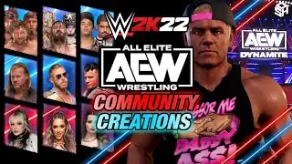 WWE 2K22 NEW AEW DYNAMITE ARENA / AEW COMMUNITY CREATIONS SHOWCASE