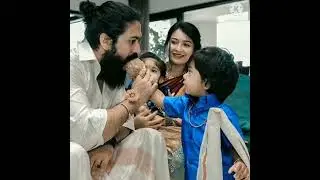 rocking star Yash with cute baby! cute song satues!#rocky bahi!#short#kgf2