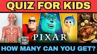 Pixar Trivia & Thanksgiving Fun 🦃🎬 Kids Quiz on Body, Shopping & Nature!