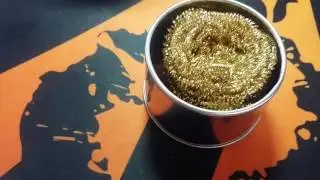 Copper Spiral Scourer Cleaning Ball for Machine Tool + Storaging Box