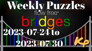 Flow Free Bridges - Weekly Puzzles - Frames Challenge - 2023-07-24 to 30 - July 24th to 30th 2023