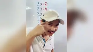 Hack full  multiplication table 25🤪#maths #multiplication